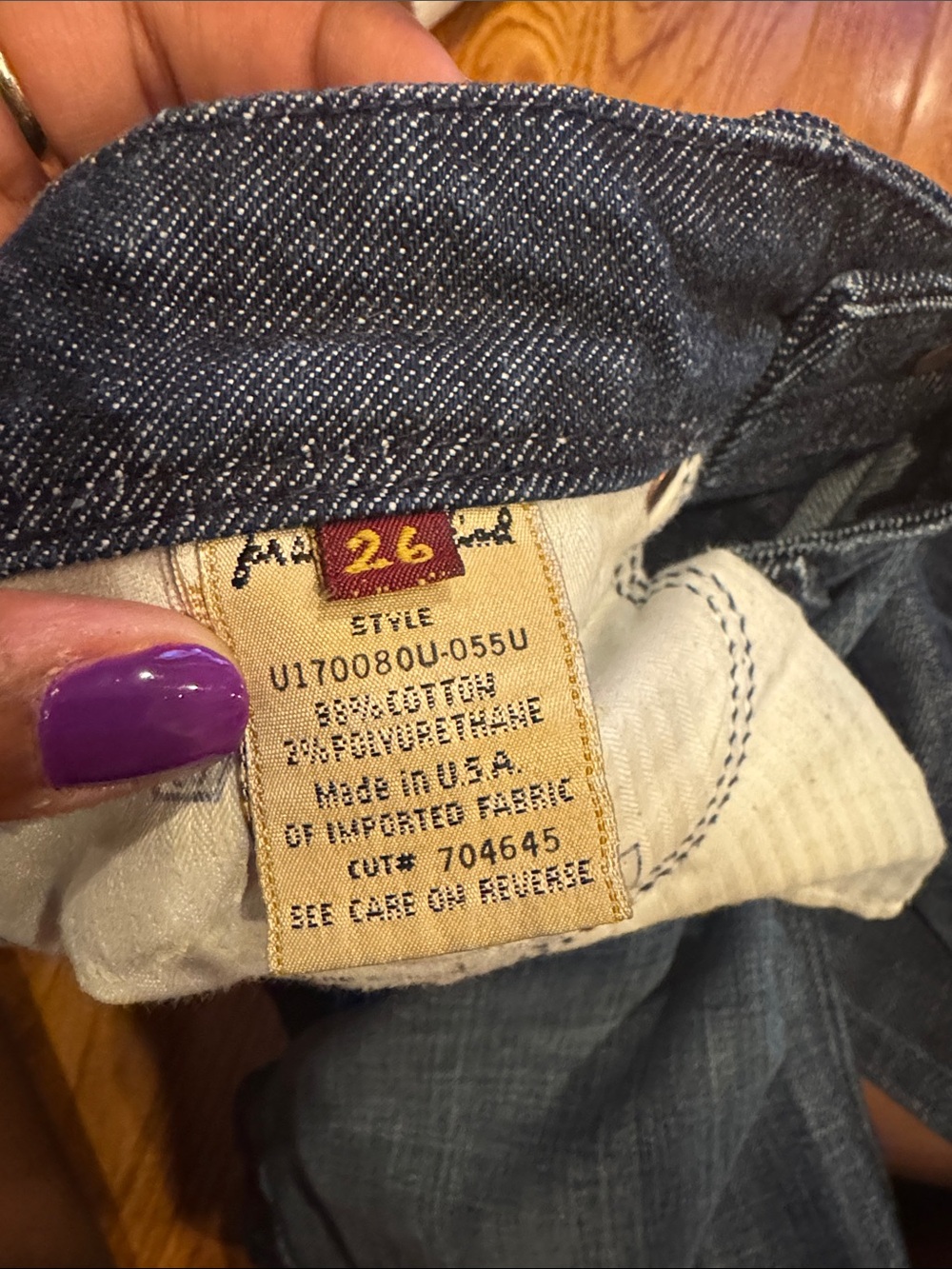 7 For All Mankind Dark Indigo Wide-Leg Jeans - Picture 2 of 4